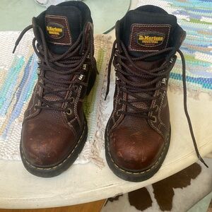 Doc Martens. Mens steel toed work boots. Worn once around the house